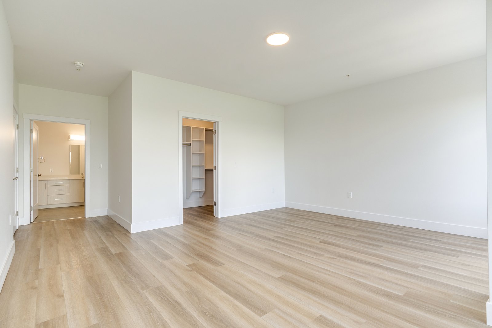 Bedroom with a walk-in closet and an ensuite bathroom